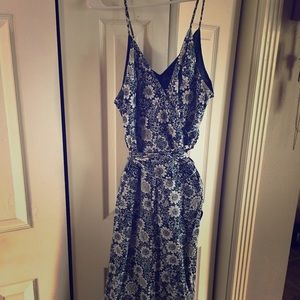 Mossimo navy wrap dress
